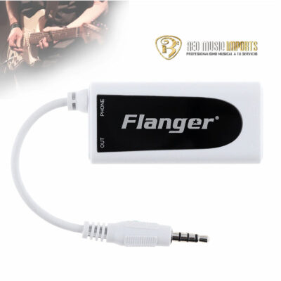 Irig Flanger de 3,5mm de salida para guitarra y bajo a Smartphone, con efecto de interfaz ABS, Conector de Audio para iPhone y iPad