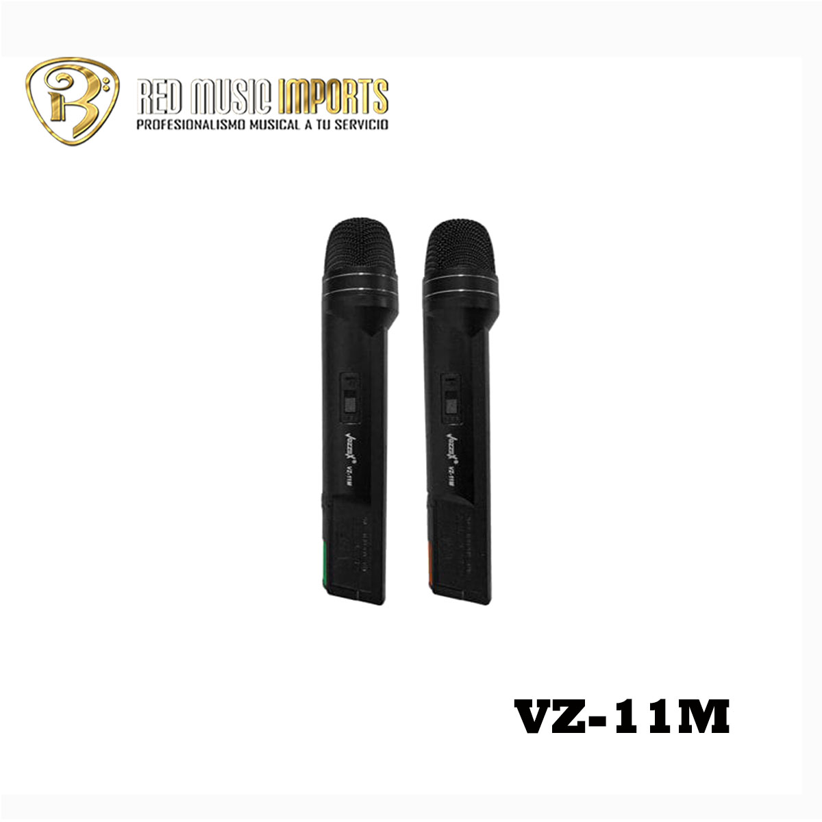 Microfono Profesional Doble Manual Inalambrico, Dual UHF 500-960 FM PLL,  VZ-9006-M Vozzex
