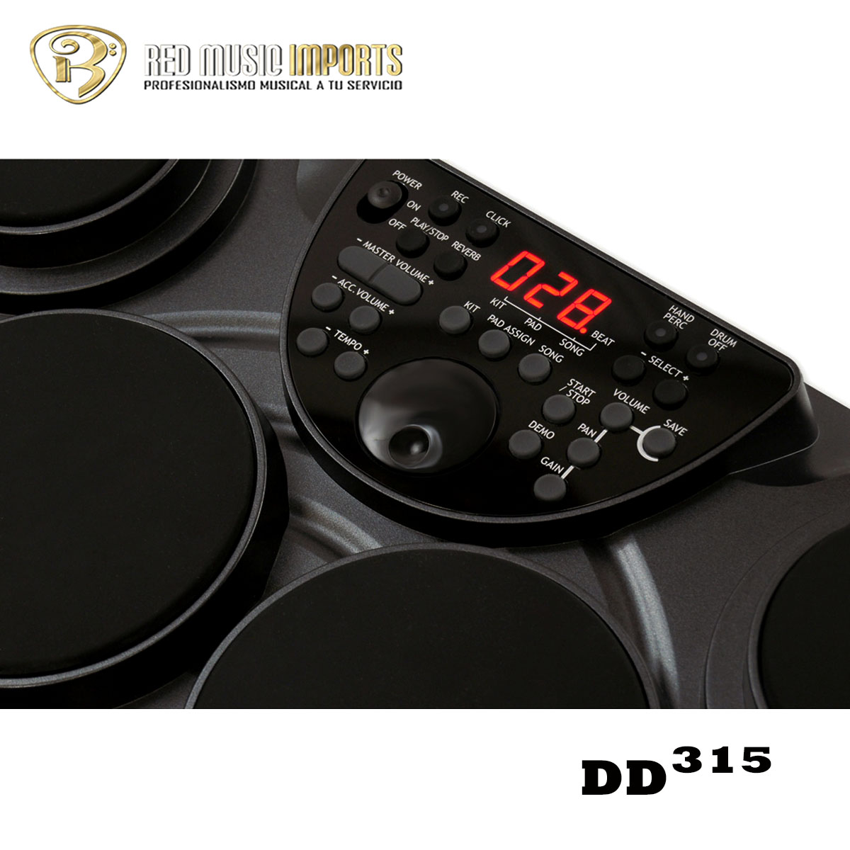 MEDELI Dd315 Batería electrónica 7 pads senstivos display usb pedal fuent -  $ 413.100 - House Music - Instrumentos Musicales - Audio Profesional -  Iluminacion