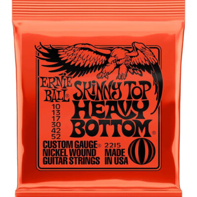 Cuerdas Ernie Ball para guitarra Eléctrica 2215 Heavy Bottom Nickel Wound 10-52