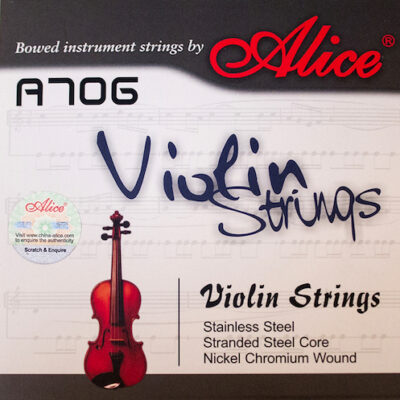 Cuerdas Alice para violín A706 4/4