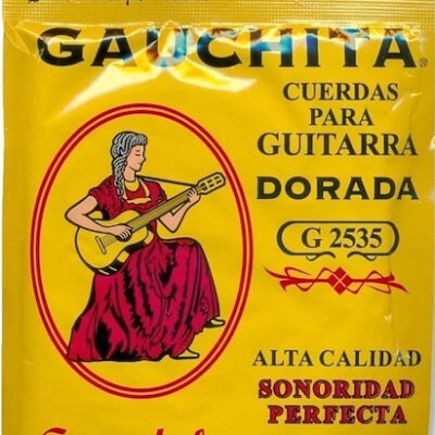 Cuerdas Gauchita de nylon dorada para guitarra acústica - 2535