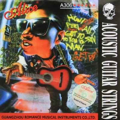 Cuerdas Alice de metal para guitarra electrica - A306 Super Ligth 011-.052