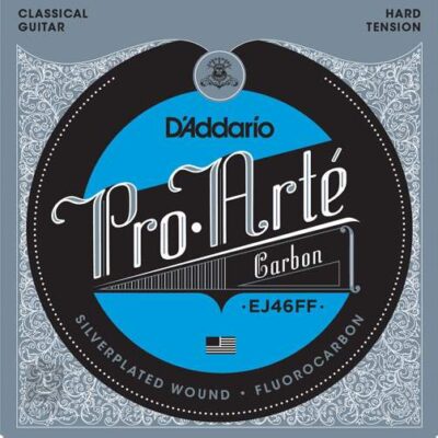 Cerdas D'addario Pro Arte de nylon para guitarra acústica Tensión Fuerte EJ46FF