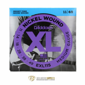 D'addario EXL115 XL Cuerdas para Guitarra Electrica calibre 11 - 49