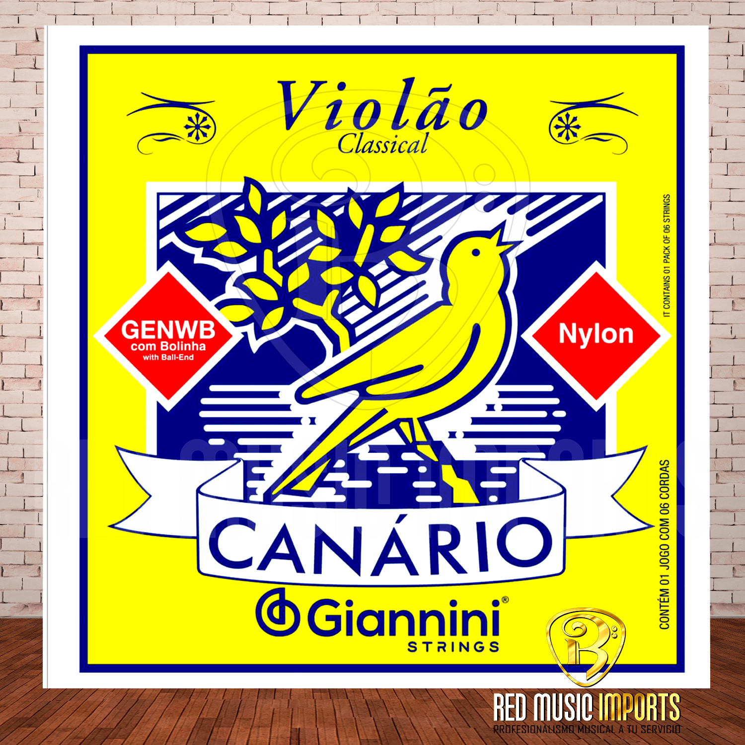 CUERDAS DE NAILO P/GUITARRA CANARIO GENW