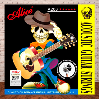 CUERDAS ALICE P/GUITARRA ACUSTICA METALICAS A206