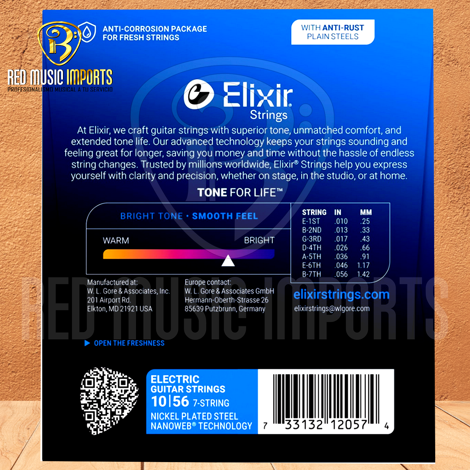 CUERDAS P/GUITARRA ELECTRICA ELIXIR 10/46 - Imagen 3