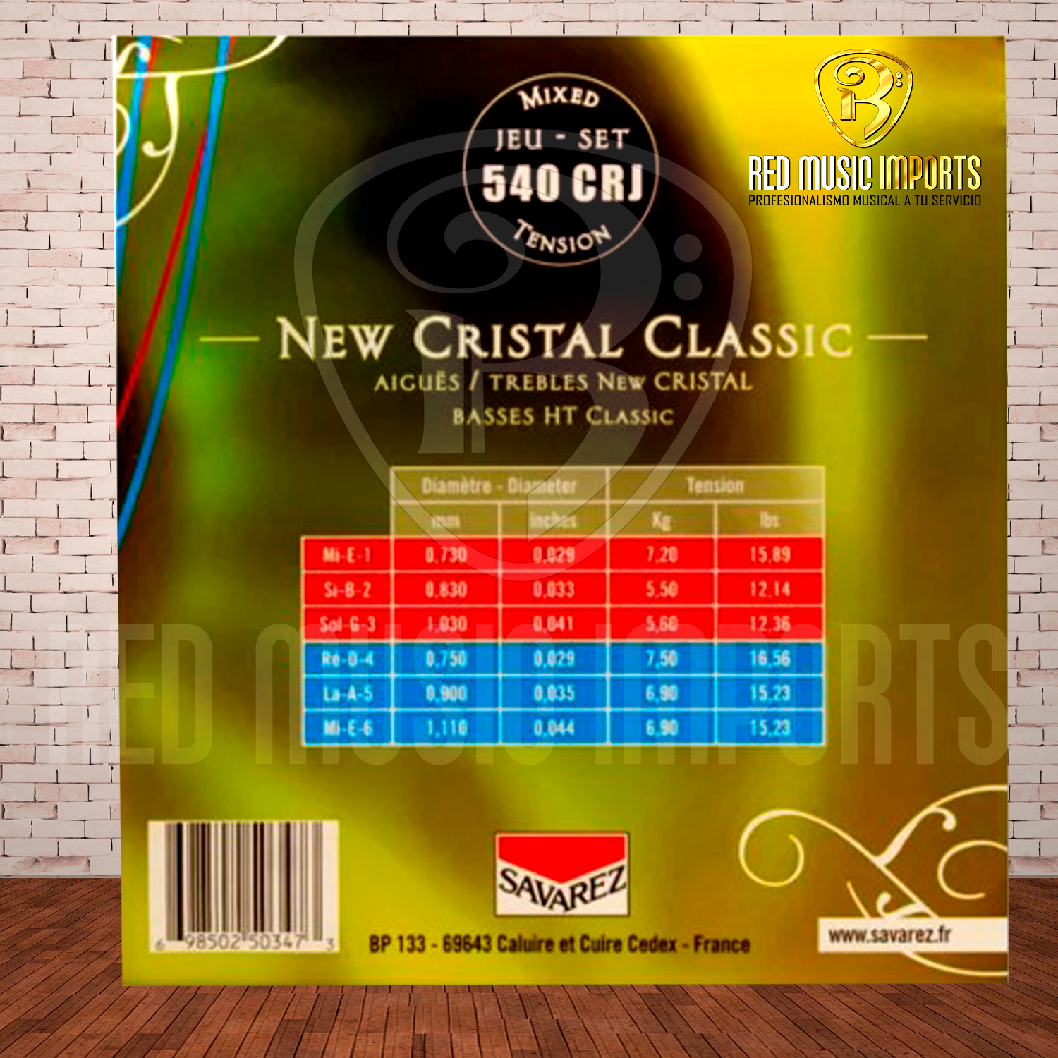CUERDAS DE NAILO SAVAREZ 540CR - Imagen 2