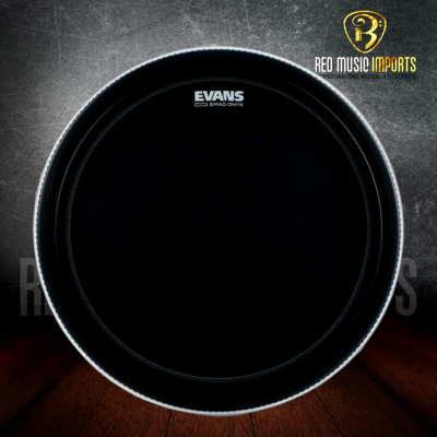 PARCHE EVANS NEGRO P/BOMBO