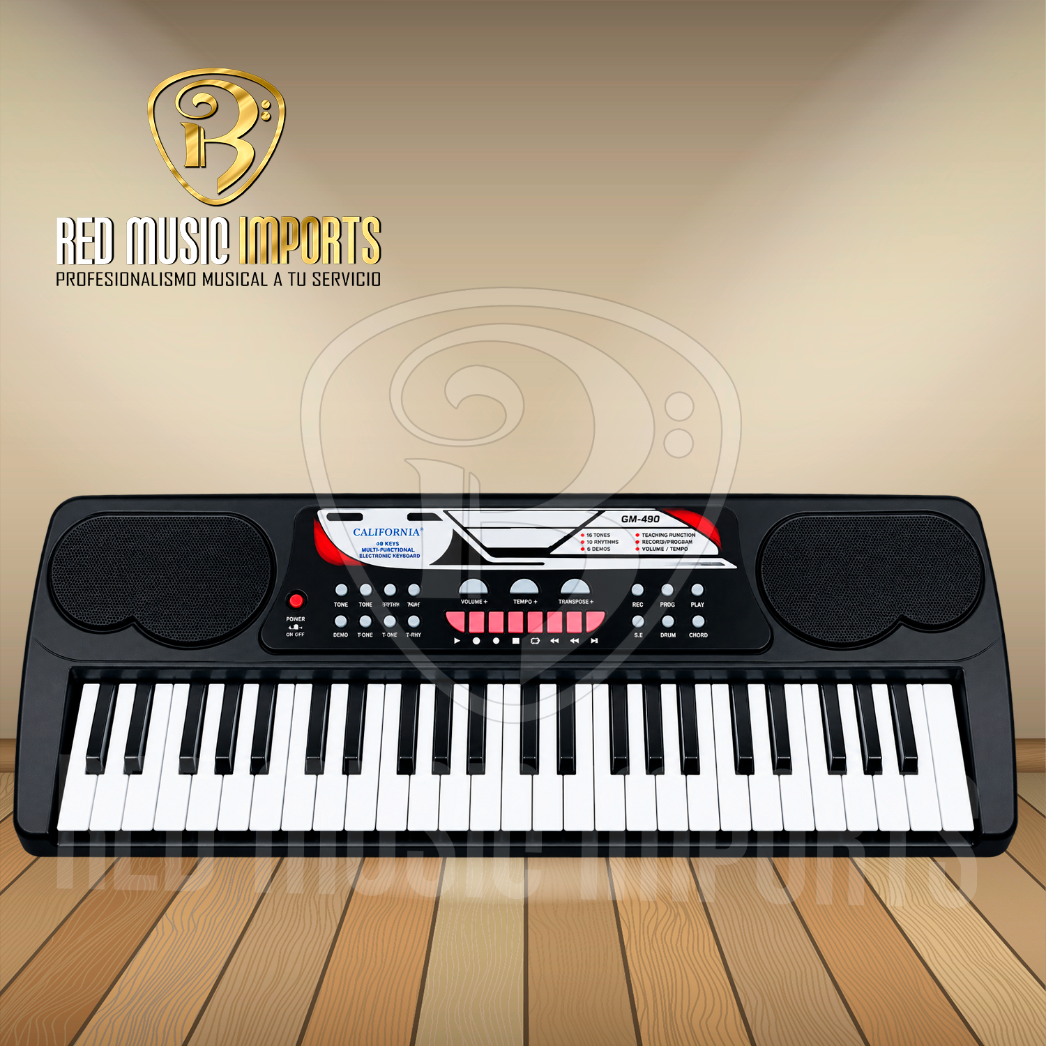 Teclado Electrónico California GM-490 - Imagen 2