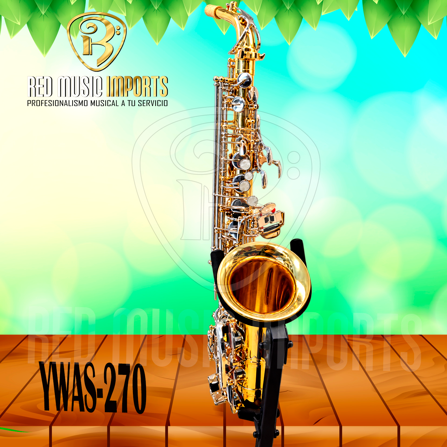 Saxofón Alto California YWAS-270 Dorado - Imagen 3