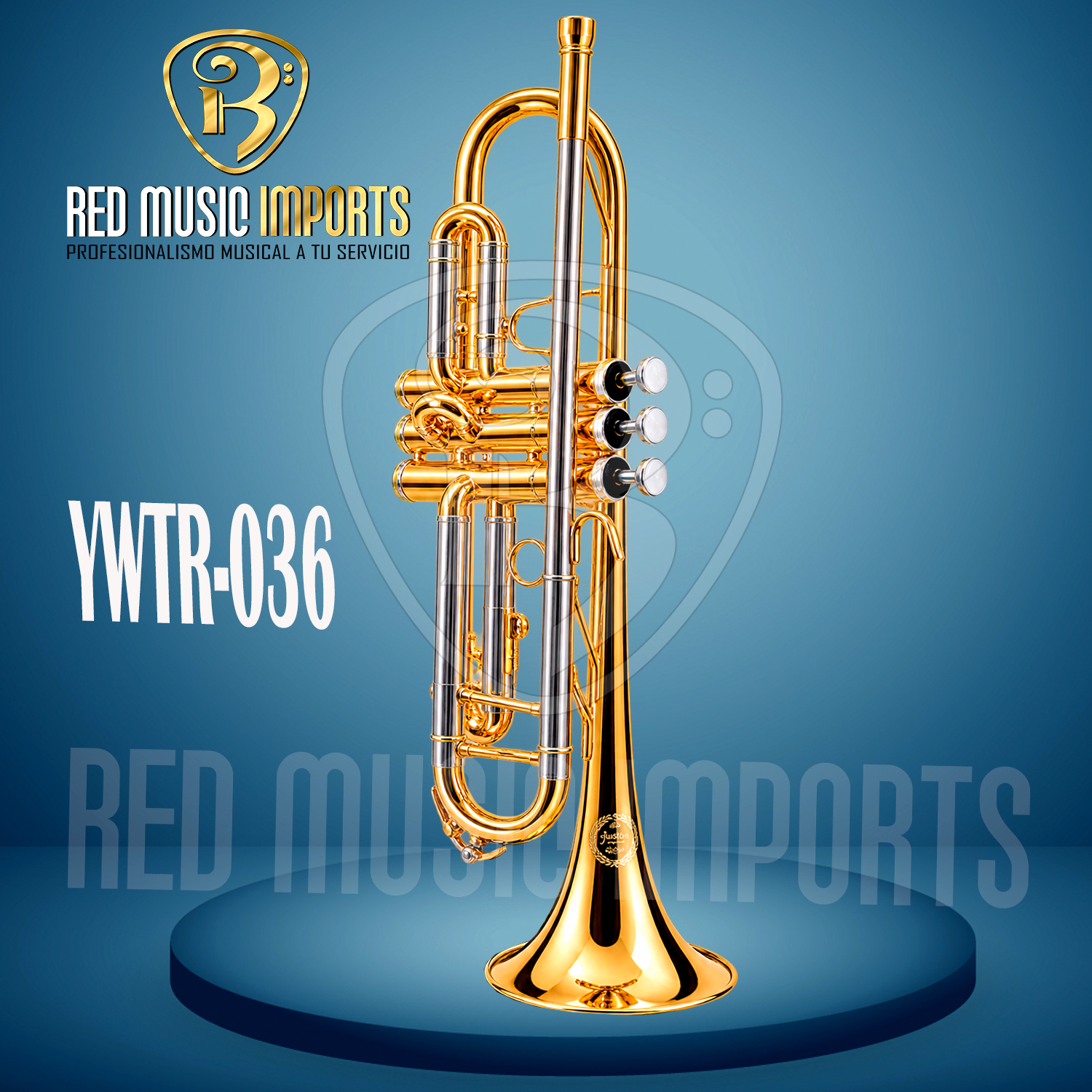 Trompeta Dorada Jhuston WTR-036 - Imagen 3